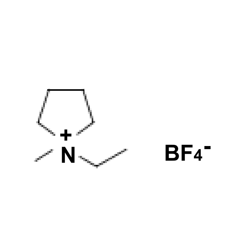 N-methyl, ethyll pyrrolidinium tetrafluoroborate